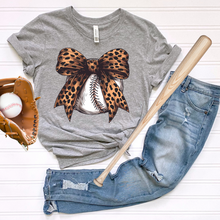 Load image into Gallery viewer, Baseball Leopard Bow
